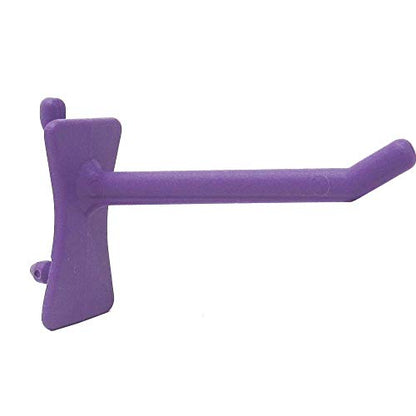 PegPro® 2" Hooks Kit for Standard “Wood Fiber” pegboard (2" Straight - 24 Count / Purple)