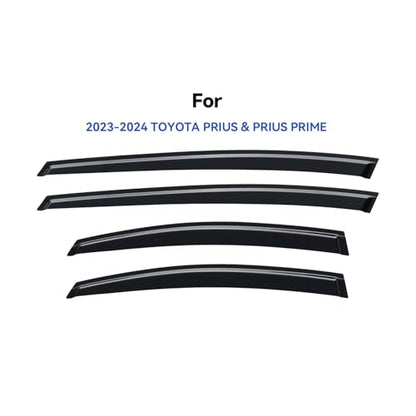 Window Visors Rain Guards for 2023 (2023-2026 Toyota Prius & Prius Prime)
