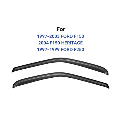 Window Visors Rain Guards for 1997 (1997-2003 f150 standard)