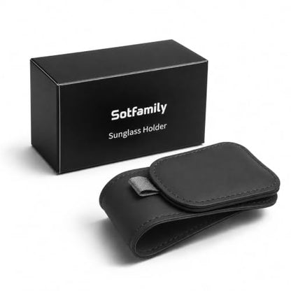 Magnetic Sunglass Holder for Car Visor (Black)