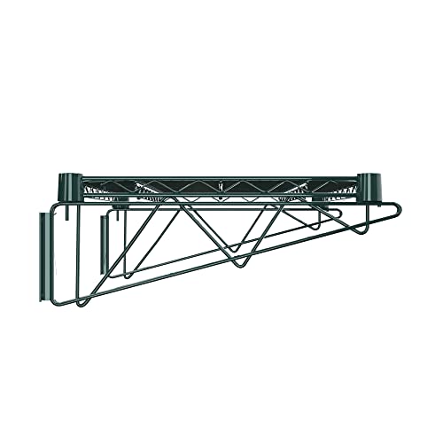 18" x 24" Green Epoxy Wire Wall Mount Shelf (Green / 18" x 24")