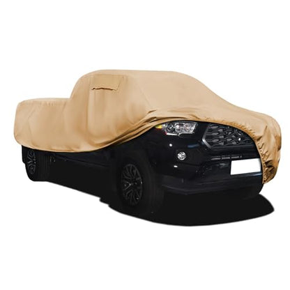 Heavy Duty Outdoor Car Cover Custom Fit for 2016 (Custom Fit Toyota Tacoma / brown)