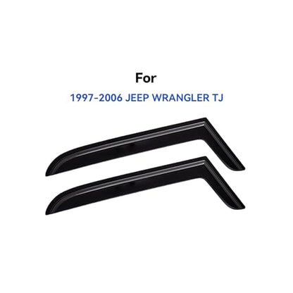 Window Visors Rain Guards for 1997 (1997-2006 Jeep Wrangler TJ)