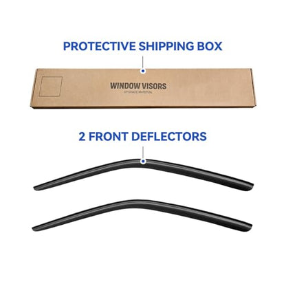 Window Visors Rain Guards for 2008 (2008-2023 Dodge Challenger)