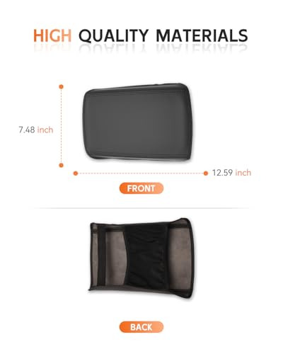 for 2026 Cadillac Vistiq Center Console Cover Armrest Box Cover for 2026+ Vistiq Accessories Console Arm Rest Protector (2026+ Cadillac Vistiq)