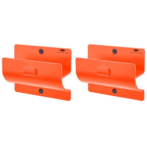 Ladder Hangers for Garage Wall Set of 2 (Orange / Pack of 2 Hooks)
