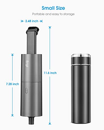 Mini Handheld Vacuum Cordless (Y120-Gray)