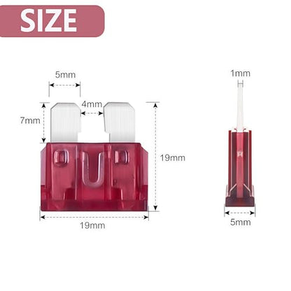 80Pcs) 40 Amp Standard Fuse, 40A Car Blade Fuses for Car/RV/Truck/SUV/Motorcycle/Boat (40A)
