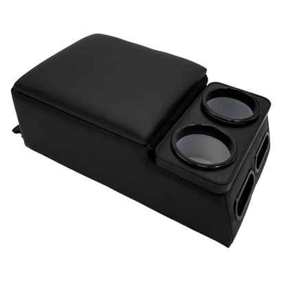 Car Center Console with Cup Holders (Black)
