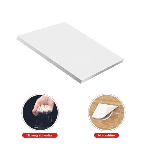 520pcs Double Sided Tape Wall Nano Sticky Dots Mounting Putty Two Sided Adhesive Strong Sticky Tack Multi (0.8 inch / Round 140, strips 40, square 140, oval 200)