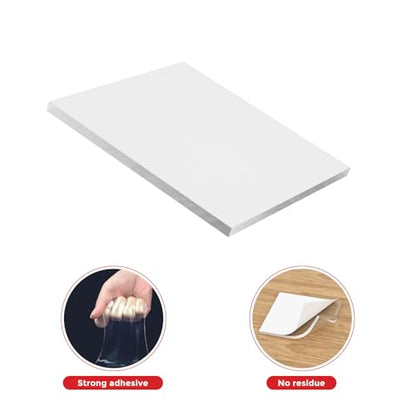 520pcs Double Sided Tape Wall Nano Sticky Dots Mounting Putty Two Sided Adhesive Strong Sticky Tack Multi (0.8 inch / Round 140, strips 40, square 140, oval 200)