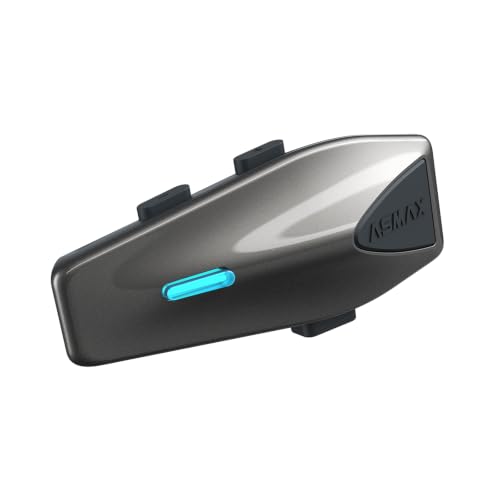 S1 Motorcycle Bluetooth Headset with Smart Voice Control (Gray-1 Pack)