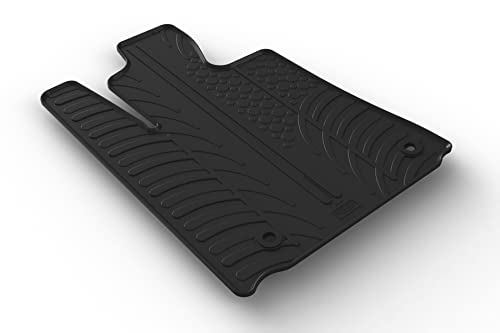 Rubber Floor Mats for Toyota Tundra Double Cab 2012 (Tundra - 2012-2021 Double Cab / Floor Mat)