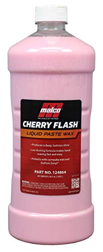 Cherry Flash Automotive Liquid Paste Wax for Hand Waxing (64 Fl Oz (Pack of 1))