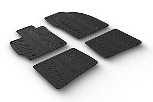Rubber Floor Mats for Toyota Prius & Prius Plug (Prius - 2012-2015 / Floor Mat)