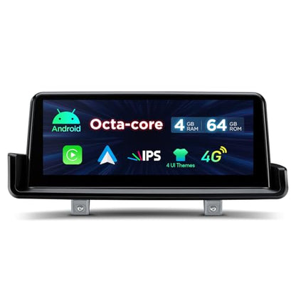 10.25 Inch Android 14 Car Stereo for BMW 3 Series E90 E91 E92 E93 (4+64GB)