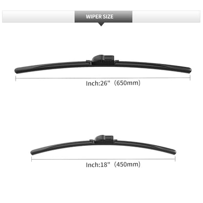 Front Windshield Wipers for BMW 6 Series 2011 (For BMW 6 Series / 2011-2017)