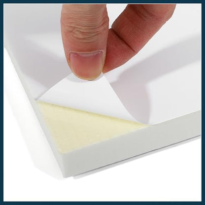 400x120x15mm 2pcs Car Garage Wall Guard Door Bumper Protector Anti Collision Waterproof White Automotive Parts