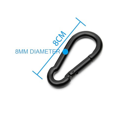 Eye Ceiling Hook Swing Hangers 550LB Capacity for Punching Bags Hanging Chair Hammocks Swing Trapeze Yoga (Heavy Bag Spring - 7MM)