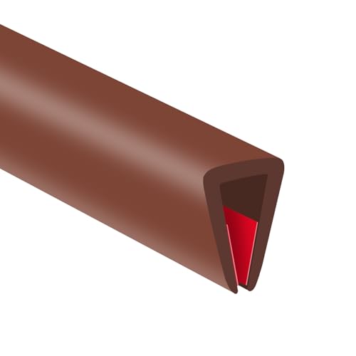 Rubber Edge Trim (Fit 3/16" - L20' / Brown)