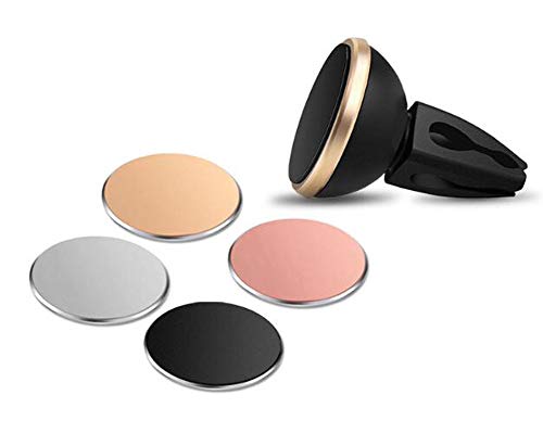 Replacement Metal Plates Set for Magnetic Car Phone Holders (Gold / 2 Pack)