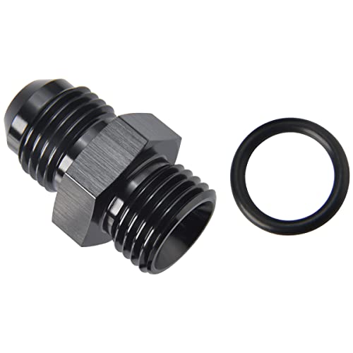 4AN Male Flare to 4AN ORB O (4AN to 4AN ORB / Black - 1PC)