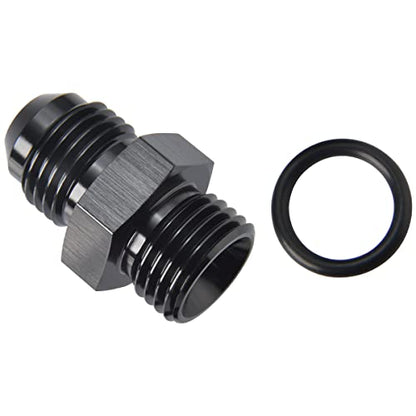 4AN Male Flare to 4AN ORB O (4AN to 4AN ORB / Black - 1PC)