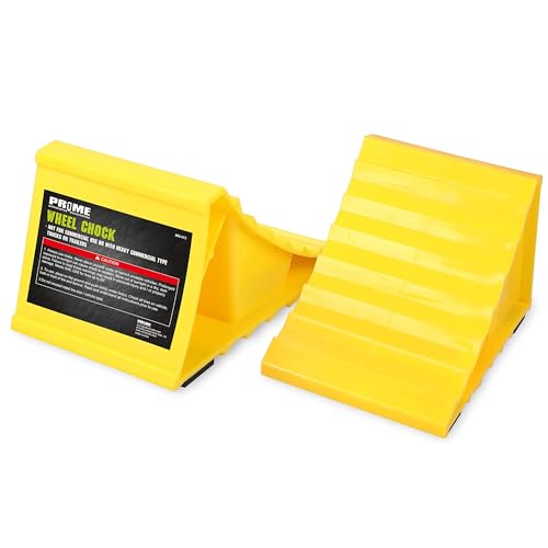 PR1ME Wheel Chocks with Non (wheel Chock 2 Pack)