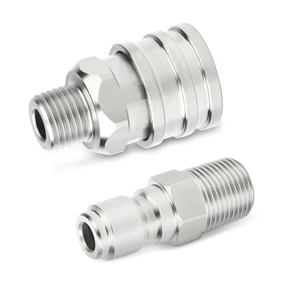 6PCS 304 Stainless Steel 1 (1/4"MNPT)