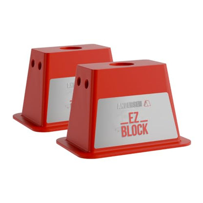 RV & Trailer Accessories (EZ-Block - 2 Pack / Red)