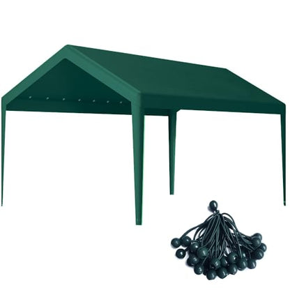 10 x 20 FT Carport Replacement Cover (10'x20' / Green)