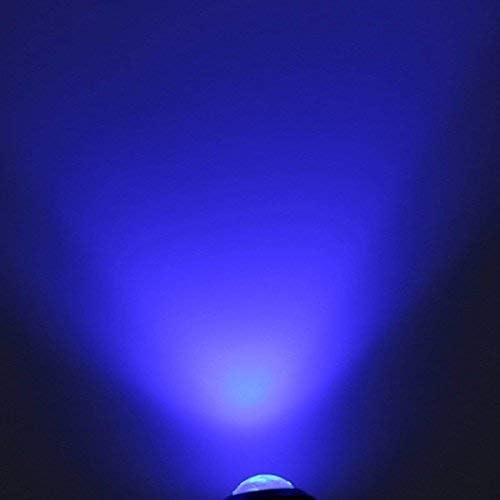 10Pcs 18mm 12V Eagle Eye LED Car Fog DRL Daytime Running Light Backup Reverse Tail Rock Lights Small bulb (Black case / Blue light)