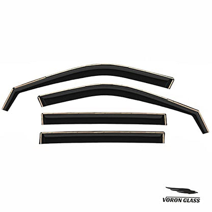 in Channel Extra Durable Rain Guards for Toyota Highlander 2020 (For Highlander 20-26)