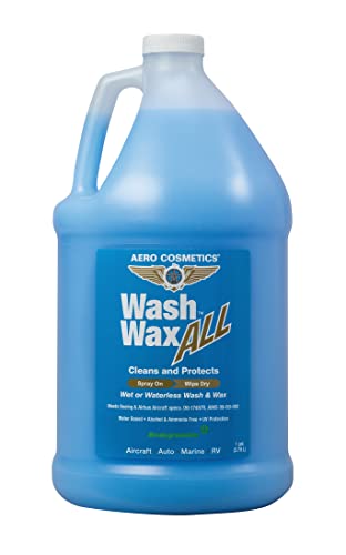 Wash Wax ALL Waterless Car Wash RV Boat Spray Detailer (128 Fl Oz (Pack of 1))