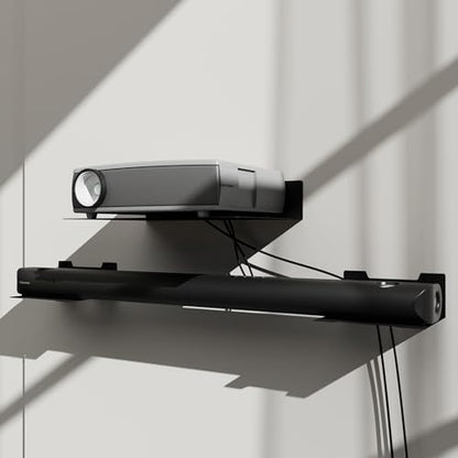 Floating Metal Wall Mount Shelf (9.06" x 6.69")