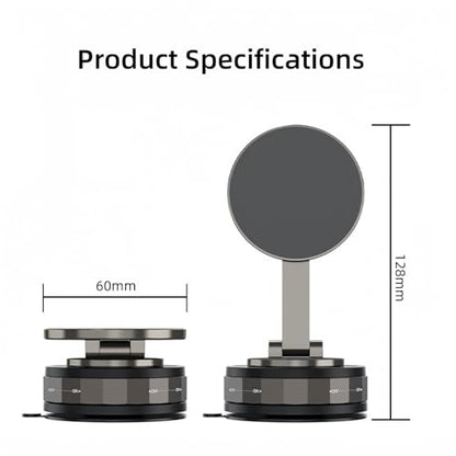Car Phone Holder for Magsafe [98LBS Suction & 2400gf Magnetic] 360° Rotatable Adjustable Car Phone Mount with Vacuum Suction Cup (D. T30-Black Base)