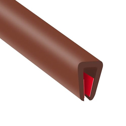 Rubber Edge Trim (Fit 1/8" - L20' / Brown)