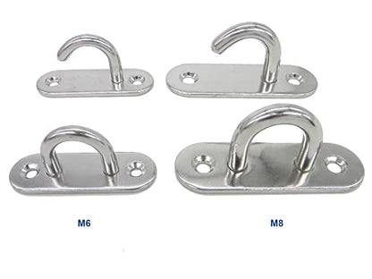 Stainless Steel Ceiling Hooks & Wall Hangers (M8 J Hook)