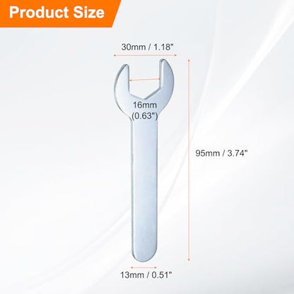 10pcs Small Wrench 16x95x2mm Metric U (16x95x2mm)