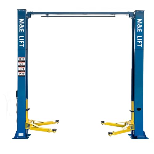 ME 9000lbs 2 Post Lift Clearfloor Lifts Max. Lifting Height 74.8" 2 Post Car Lift Auto Lift Car Hoist for Home Shop Garage (ME-M90-220V)