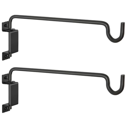 16" 360° Swivel Plant Hange (Black / 16in-2U-Swivel)