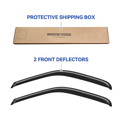 Window Visors Rain Guards for 2000 (2000-2006 Toyota Tundra Access Cab)