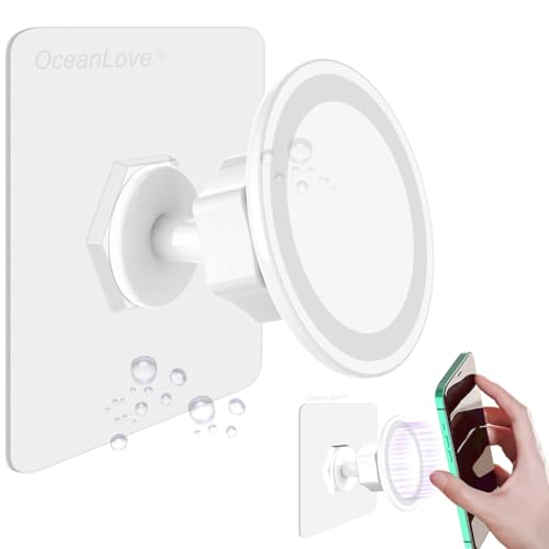 for MagSafe Wall Mount Magnetic Phone Holder (White)