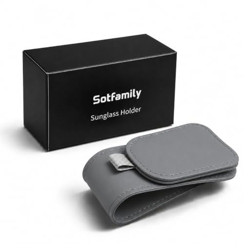 Magnetic Sunglass Holder for Car Visor (Gray)
