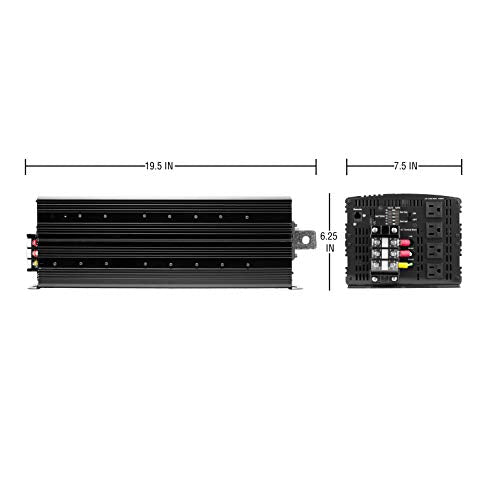EL3746 12V 8000 Watt Power Inverter with Remote Control (8000W - 12V)
