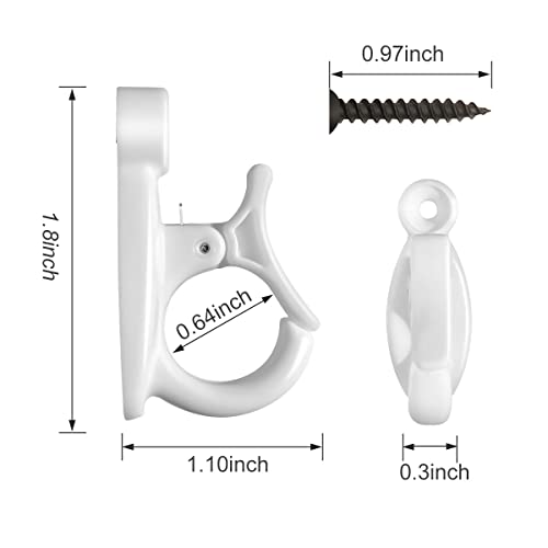 Light Hanger Hooks (White)
