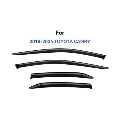 Window Visors Rain Guards for 2018 (2018-2024 Toyota Camry)