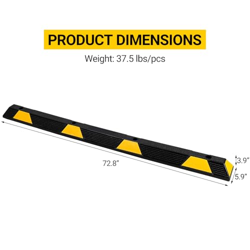 72" Car Parking Stopper (1PCS)