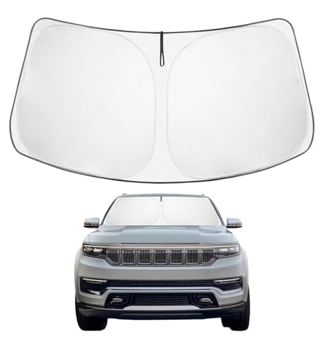 Custom Fit Car Windshield Sun Shade for 2022 (Jeep Wagoneer 2022-2025 2026)