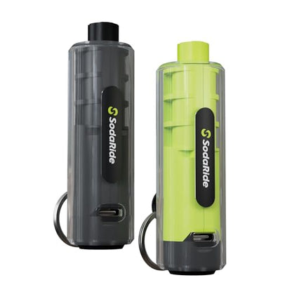 Window Breaker Seatbelt Cutter with Flashlight (BlackGreen)